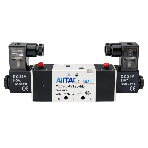 4V120-M5 5/2 Way Double Solenoid Valve (M5)